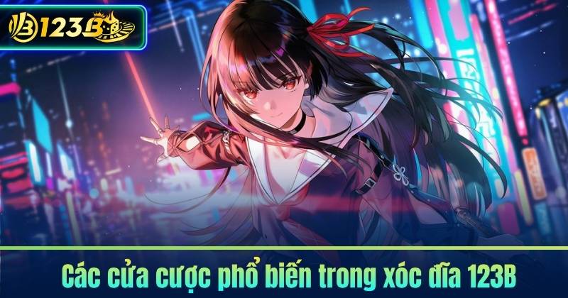 Các cửa cược phổ biến trong xóc đĩa 123B